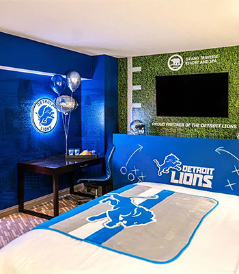 Detroit Lions suite. 