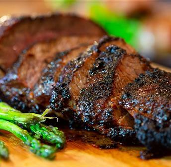 Beef Tips and Bourbon at Aerie Lounge
