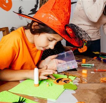 Halloween Crafts at the Health Club