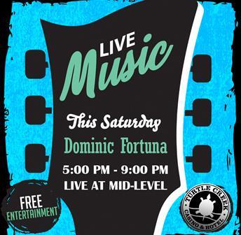 LIVE MUSIC FEATURING DOMINIC FORTUNA - JULY 15