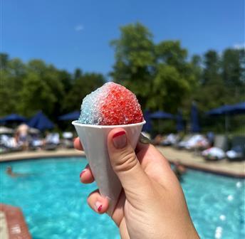 Snow Cones at the Beach Club 